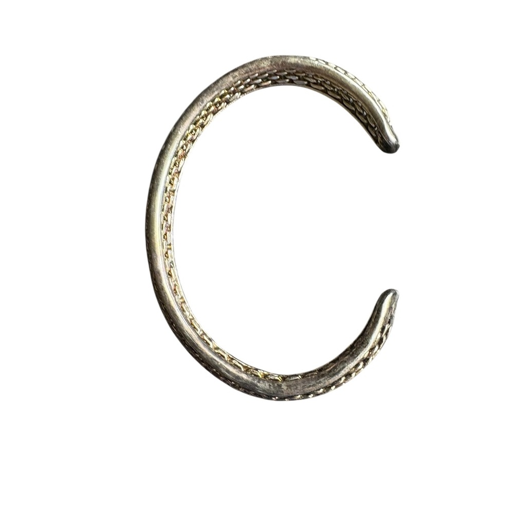 Tiffany & Co. Intricate Silver 925 Braided Cuff Bracelet - Picture 3 of 7